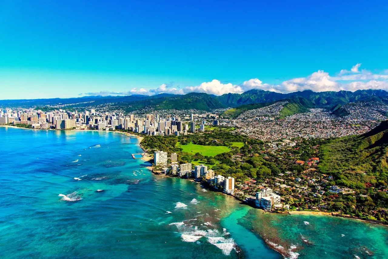 Modern Surf Chic Studio Condo Honolulu Apartment